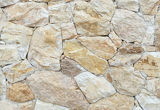 Irregular Cream Limestone walling