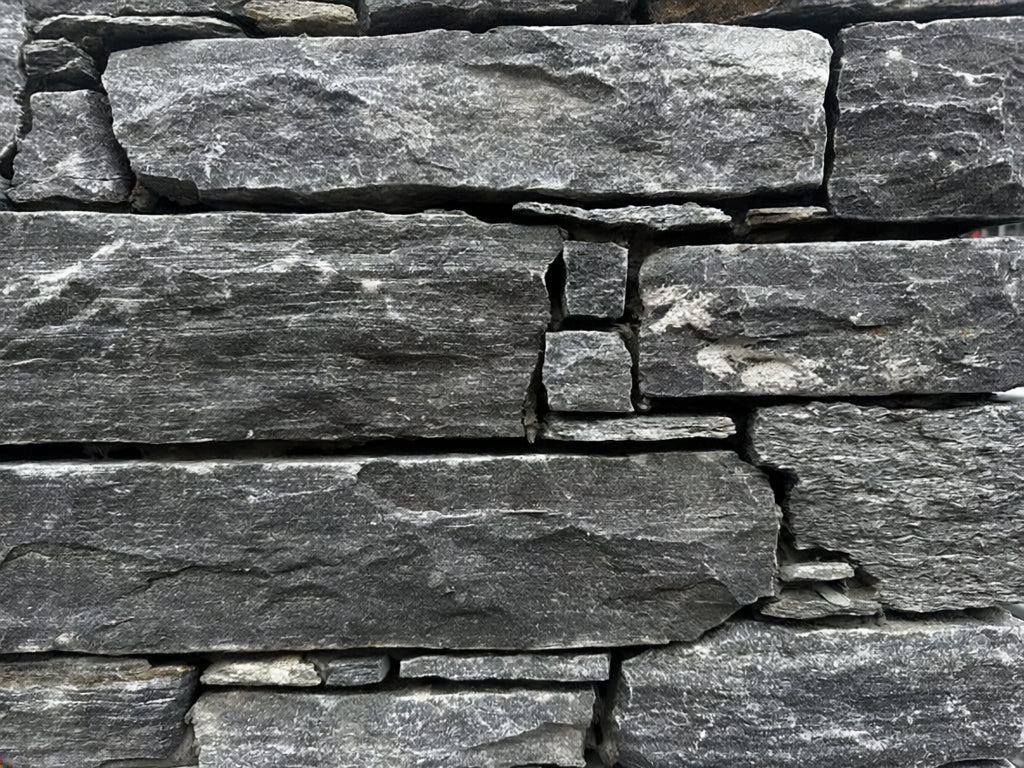 OS-Grey Schist veneer walling